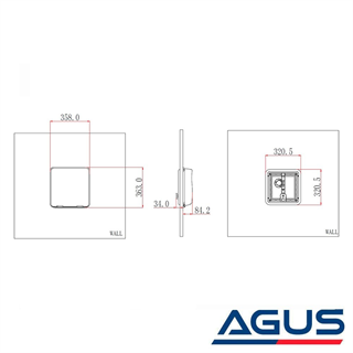 Berhimi Tavan Havalandırma Heki Fanlı 28x28