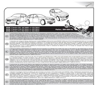 BMW 5-Serisi F10 2010-2014 Römork Tesisatı 13P