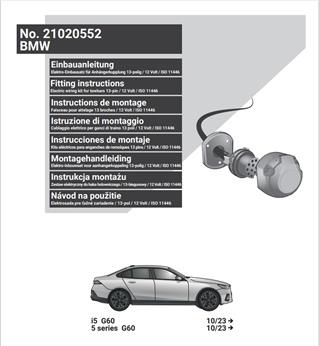 Bmw 5-Serisi - i5 G60/G61 2023- Römork Tesisatı 13P