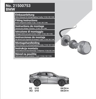 BMW X2, İX2 Römork Tesisatı 2024- U10