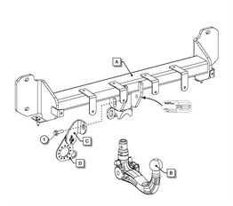 Bmw x3 Sökülebilir Çeki Demiri G01 2017-2024