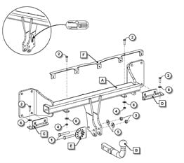 Bmw x5 Çeki Demiri G05 2019-