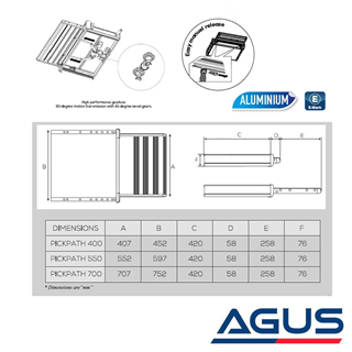 Bustronic Pickpath 400 mm. - 12V Ducato Boxer Jumper Işıklı Karavan Basamağı