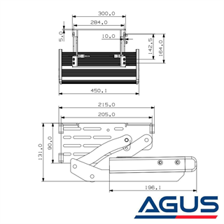 Bustronic Pickpath Çekme Manuel - Katlanır Karavan Basamağı 455mm