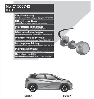 BYD Dolphin 2023- Römork Tesisatı 13P