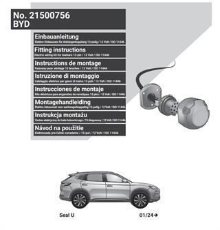 BYD Seal U 2024- Römork Tesisatı 13P