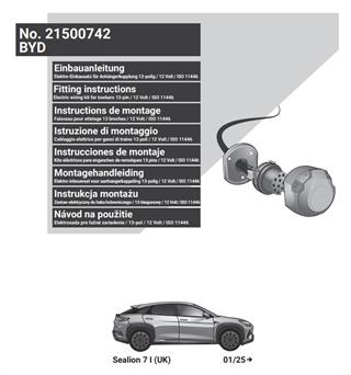 BYD Sealion 7 2024- Römork Tesisatı 13P