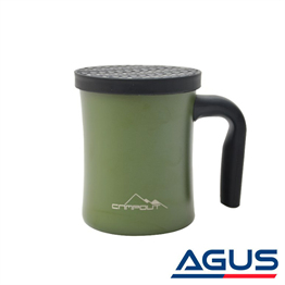Campout Çift Katmanlı Termos Kupa 350 ML Yeşil