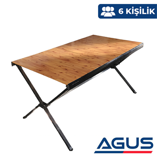 Campout Odin Premium Katlanır Kamp Masası 6 Kişilik