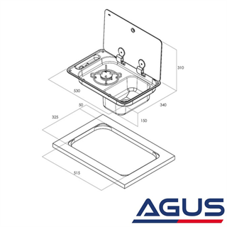 Can Kombinasyonlu Tek Gözlü Ocak & Eviye