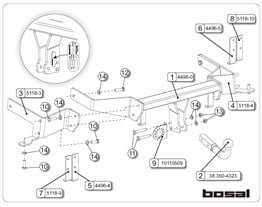 Chevrolet Captiva Çeki Demiri