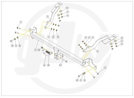 Citroen Berlingo II Çeki Demiri Kısa Şase 2008-2018