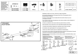 Citroen c2 Çeki Demiri 2003- 2010 Hatchback