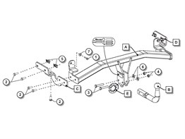 Citroen c3 Aircross Çeki Demiri 
