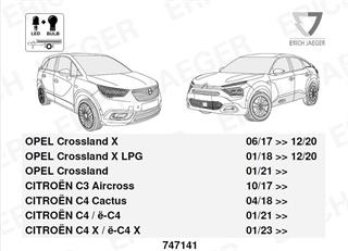 CITROEN C4 2021- Römork Tesisatı 13P