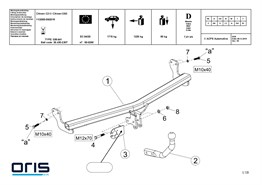 Citroen c3 Çeki Demiri 2010-2016 Hatchback