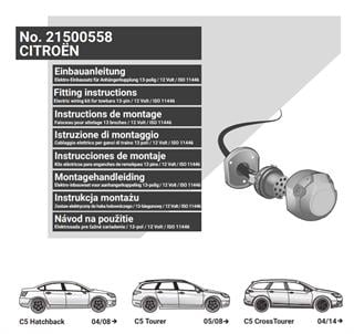 CITROEN C5 2008- Römork Tesisatı 13P
