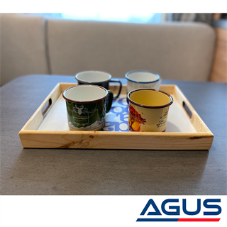Çok Amaçlı Ahşap Servis Tepsisi 34x23cm