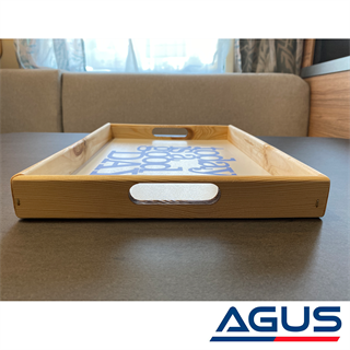 Çok Amaçlı Ahşap Servis Tepsisi 34x23cm