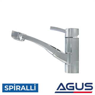 Comet Spiralli Karavan Banyo Musluğu Micro Switchli
