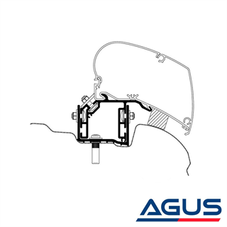 Crafter & Man TGE & Sprinter Thule 6300 Montaj Braketi 2017-