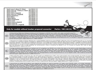 CUPRA Formentor Römork Tesisatı 13P