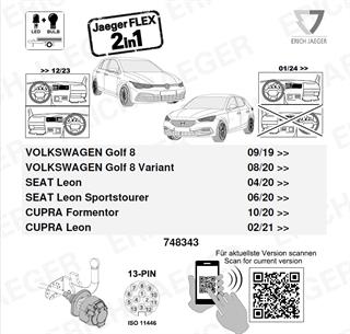 CUPRA Formentor Römork Tesisatı 13P