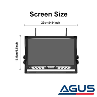 Dahili Ekranlı Wireless Karavan Geri Görüş Kamerası 1080P - Premium