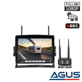 Dahili Ekranlı Wireless Karavan Geri Görüş Kamerası 1080P - Premium