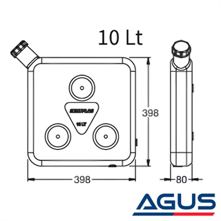 Dizel Isıtıcı (Webasto) Yakıt Deposu 10 Litre