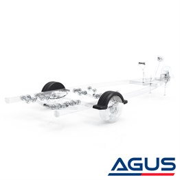 Plastik Basamaklı Römork Çamurluk 240 mm Genişlik