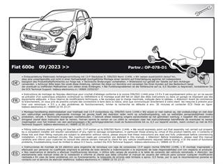 FIAT 600 Römork Tesisatı 13P