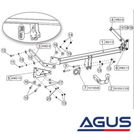 FORD B-Max Çeki Demiri