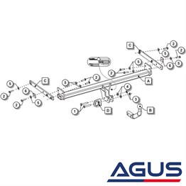 FORD Focus IV Çeki Demiri 2018- Sedan, Stationwagon