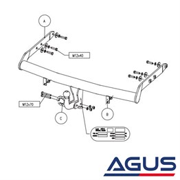FORD Galaxy Çeki Demiri 2000-2010