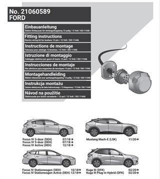 FORD Kuga 2024- Römork Tesisatı 13P