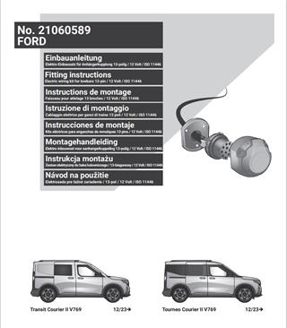 FORD Tourneo/Transit Courier 2023- Römork Tesisatı 13P