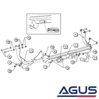 FORD Tourneo/Transit Courier Çeki Demiri 2023-