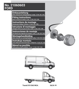 FORD Transit 2024- Römork Tesisatı 13P