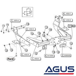 FORD Transit Çeki Demiri 2014- Panelvan, Minibus