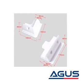 Güneş Paneli Montaj Braket Takımı 6 Parça