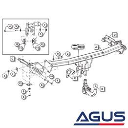 HONDA CR-V Sökülebilir Çeki Demiri 2018-2023