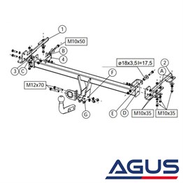 HONDA Jazz Çeki Demiri 2002-2008 T(GD/ GE)