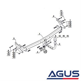 HYUNDAI i10 Çeki Demiri 2014-2019