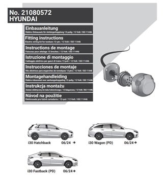 HYUNDAI İ30 2024- Römork Tesisatı 13P