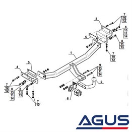 HYUNDAI i30 Çeki Demiri 2012-2017 Hatchback