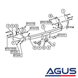 HYUNDAI Santa Fe Çeki Demiri 2000-2006 T (SM)