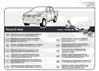 ISUZU D-Max 2012-2020 Römork Tesisatı 7P