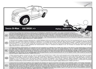 ISUZU D-Max 2021- Römork Tesisatı 13P