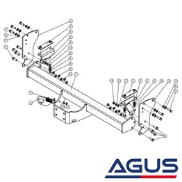 ISUZU D-Max Pick-Up Kamyonet Çeki Demiri 2012-2020